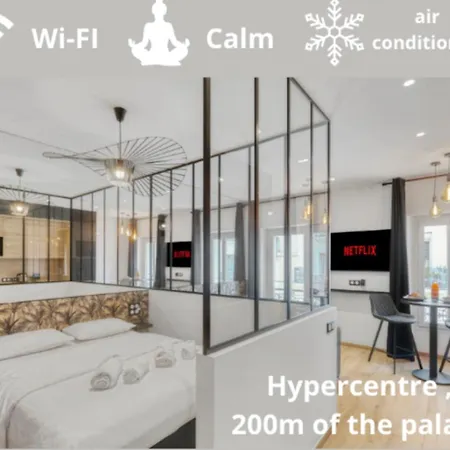 Apartment Hypercentre East A 2minutes Du Palais Des Festivals *